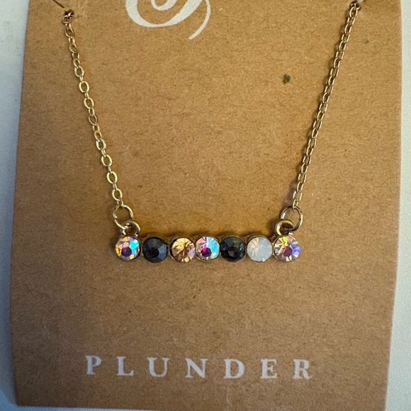 Plunder Gold and Multicolor Necklace - Picture 3 of 3